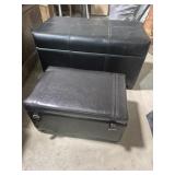 Vinyl Storage Chests (2): 33 in. X 17 in. X 18