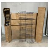 Black wire Shelves, 7 boxes of 2 -14 total
