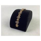 TJC Sterling, grey & white stone bracelet. 8