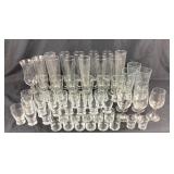 Glassware Including Wine, Shot, Beer Glasses
