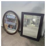 Solid Wood Framed Mirrors 2: Oval (25 in. X 32