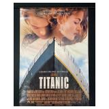 1997 Titanic Movie DBL Sided Poster Leonardo