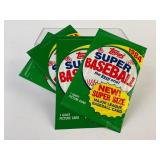1984 Topps Super Baseball MLB SEALED - NOS 4 Packs