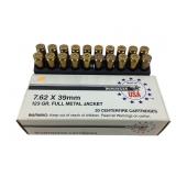 Winchester 7.62x39mm Full Metal Jacket Ammo