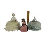 Porcelain Pincushion Dolls With Dresses