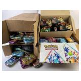 Large Pokemon Tin/ Pokemon Collection (4 Boxes)