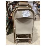 8 Metal Folding Chairs