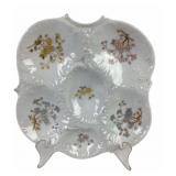 Victorian Austrian porcelain oyster plate CR