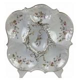 Victorian Austrian porcelain oyster plate CR