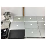 Locked Apple MacBook Laptops, Optoma Projector, Ke