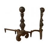 Cast Iron Fireplace Andirons