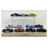 Police Car Diecast Collection: 11 Cars