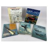 Aviation books, warplanes