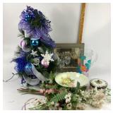 Steubenville China Bowl, Floral Acrylic Pitcher, G