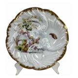 Victorian Limoges porcelain oyster plate Charles