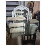 Tri Fold Mirror Center Piece (27 in. X 46 in. H)