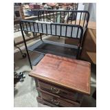 Black Metal Changing Table (34 in. X 19 in. X 40