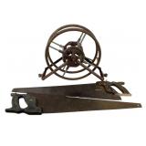 Hand Saws, Iron Wheel Pulley