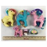3- 1980's My Little Pony Pegasus Ponies with My