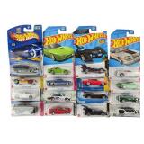16 Hotwheels Diecast Vehicles NOS