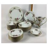 Aladdin Fine China Moss Rose Dinnerware