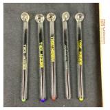 Thos Moore Glass Drink Stirrers