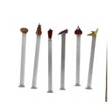 Fruit-Themed Glass Stir Sticks