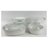 Corningware French White, Pyrex Bakeware