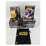 DVDs: Salt, Paul, Spawn, Pixels. Star Wars Pencil