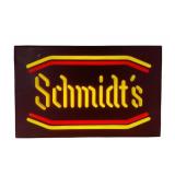 1950's Schmidt's Ligh-up Back Bar Sign *Works