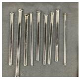 Glass Stir Rods With Knobbed Ends