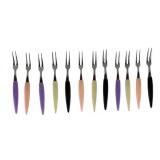 MCM ï¿½Cocktail Forks with Colorful Handles