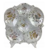 Victorian Austrian porcelain oyster plate CR