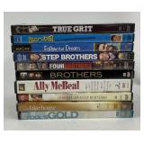 DVDs Including True Grit, Scrubs, Ally McBeal, The