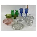 Glassware With Candy Dishes, Goblets, Bowls
