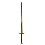 Steel Sword With Wooden Handle