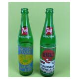 7-Up Bottles 1973 Notre Dame, Cincinnati Bengals