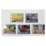 5 Pokemon Older Topps Trading Cards