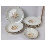 Golden Wheat 22K Gold Dinnerware