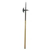 Medieval-Style Decorative Poleaxe With Wooden Hand