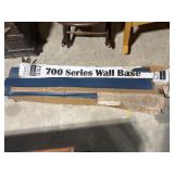 2 boxes blue rubber/vinyl wall base