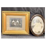 Framed family, baby photos