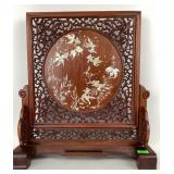 Antique Chinese hand carved rosewood table