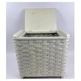 Woven laundry hamper 18x11x17