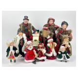 Caroller Figurines, Tree Toppers
