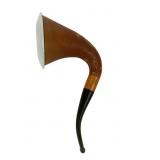 Tobacco pipe with porcelain insert