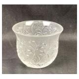 Lalique crystal rosemary bowl or tea light holder