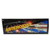 VTG Atari Asteroids Arcade Machine Marquee -
