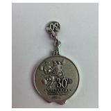 Sterling Disney World 30th anniversary pendant. 6