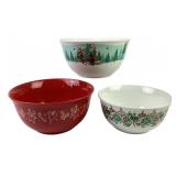 Disney Stone Wear 3 piece Nesting Holiday Mickey